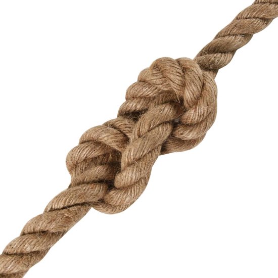 HOMYHOME Jute touw henneptouw natuurlijke 6mm 90ft henneptouw voor camping tuin decoratieve huisdieren klussen bundelen gereedschap