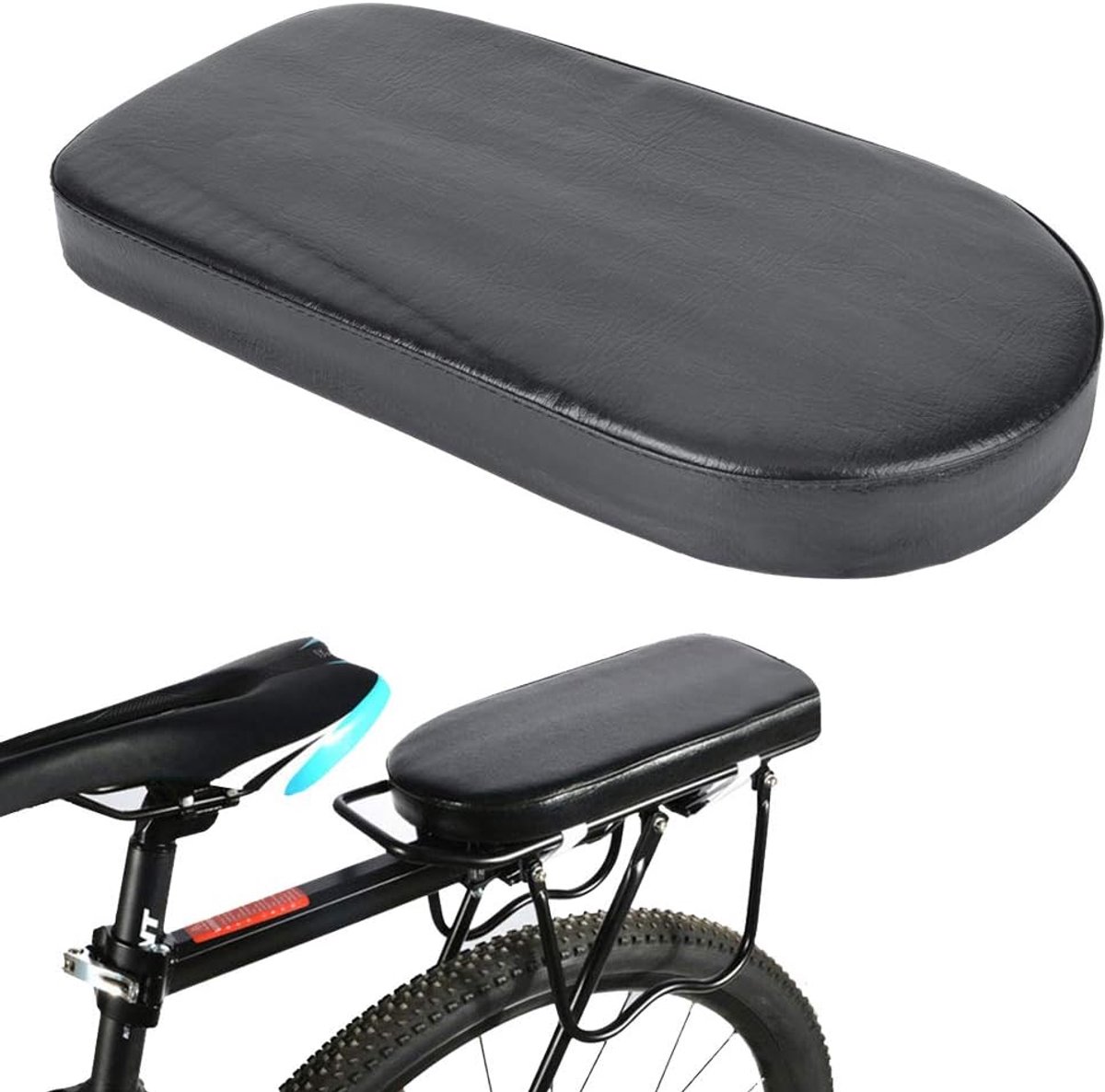 Lexium Bagagedrager Kussen - Fietskussen achter - Bagagedragerkussen - Bagagedrager Zitje