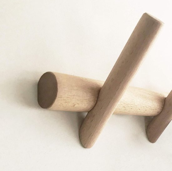 Staande Kapstok - Wit Stalen Frame, 8 Garderobehaken