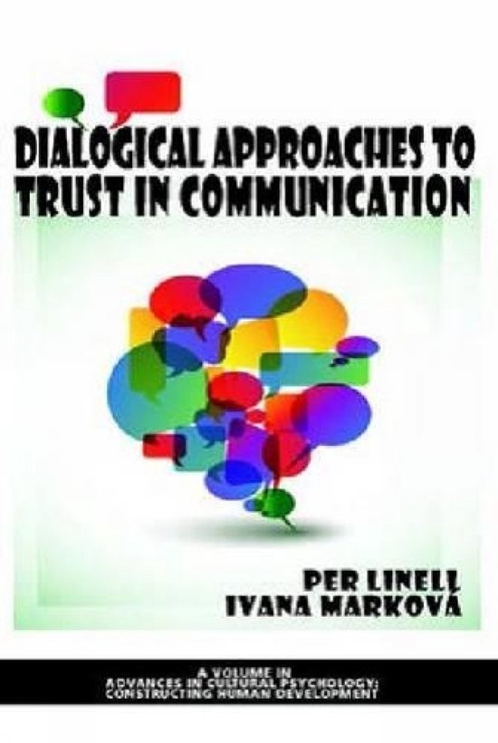 Dialogical Approaches To Trust In Communication - cover