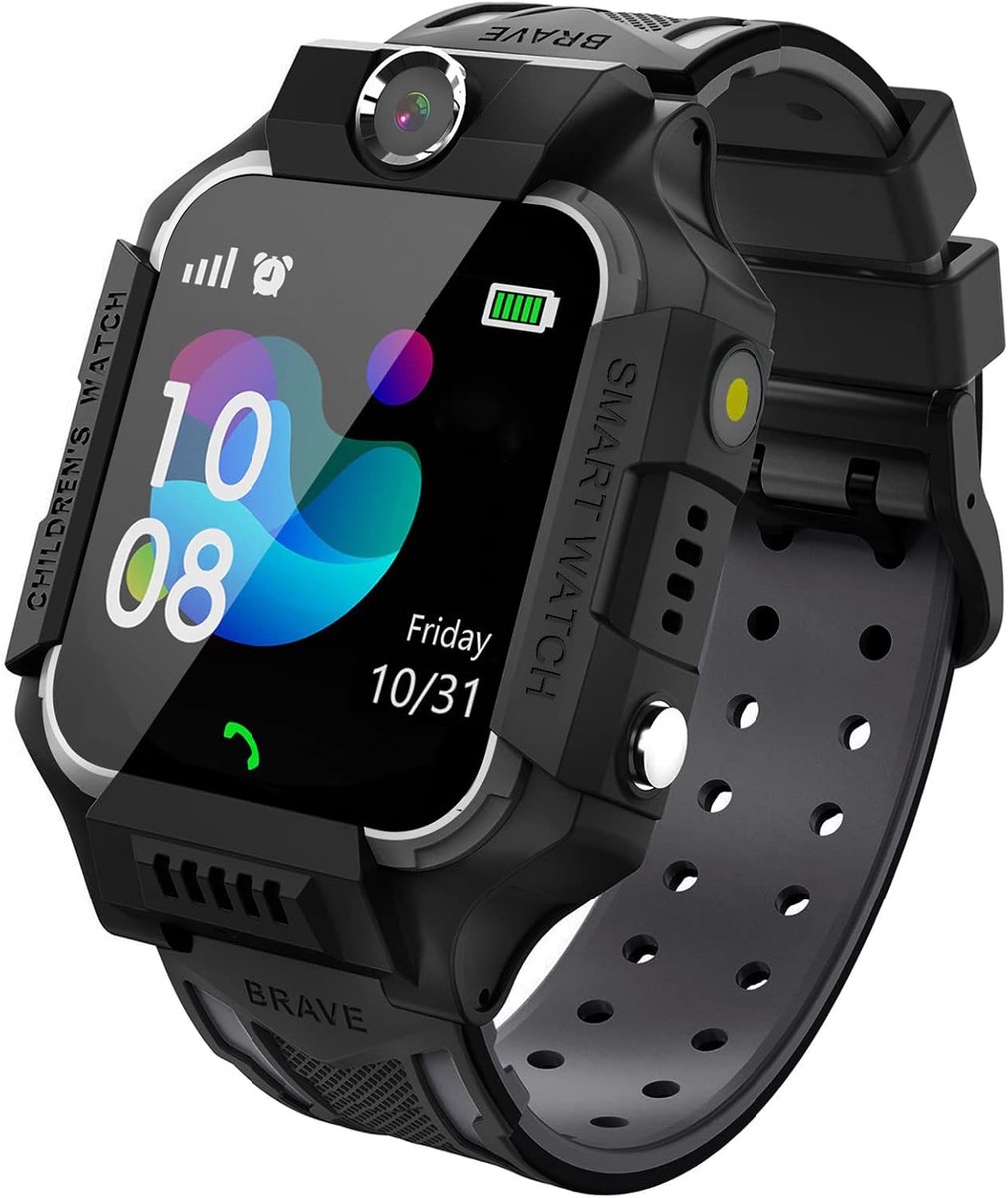 Kinderen Smartwatch met Touchscreen, Oproepfunctie, Camera en Spelletjes - Perfect voor Jongens en Meisjes, Leeftijd 4-12 jaar