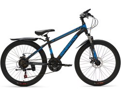 Generation Baturo mountainbike 24 inch - Blauw - Spatborden