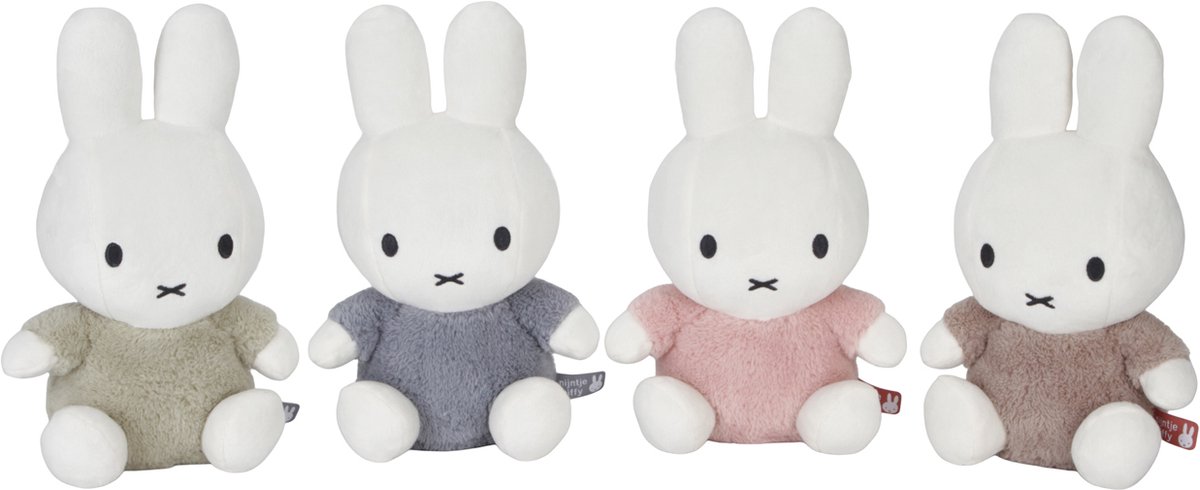 Nijntje Knuffel Fluffy Roze - 25 cm — afbeelding 4