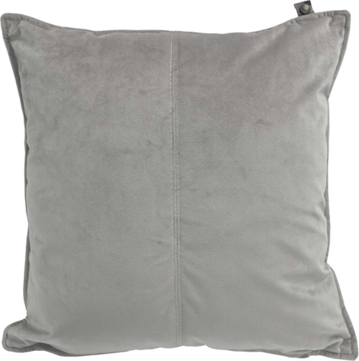 Overseas Middlestitch Velours Kussen Smoke 45 x 45 cm