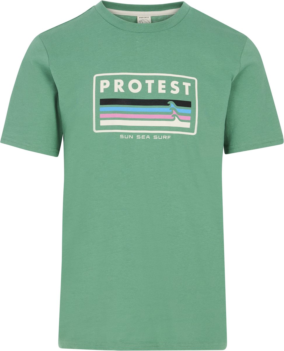 Protest Prtbarn – T shirt Heren – Korte mouwen – Ronde hals Grape Melee