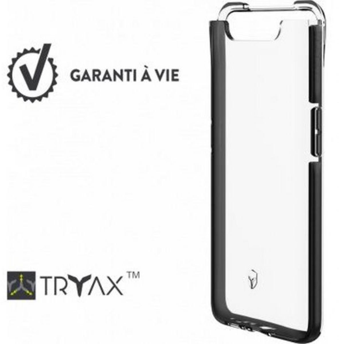 Force Case, Versterkte hoes Geschikt voor Samsung Galaxy A80 LIFE, Transparant