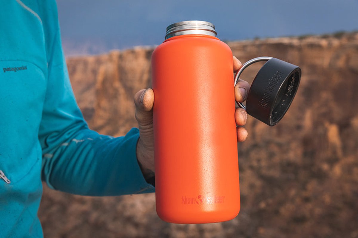 Klean Kanteen Classic Wide Single Wall 1182ml - Loop Cap Brushed Stainless – foto 4