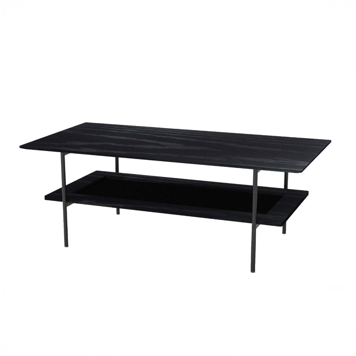 Giga Living Salontafel Pensacola - Zwart - 110x55x40cm