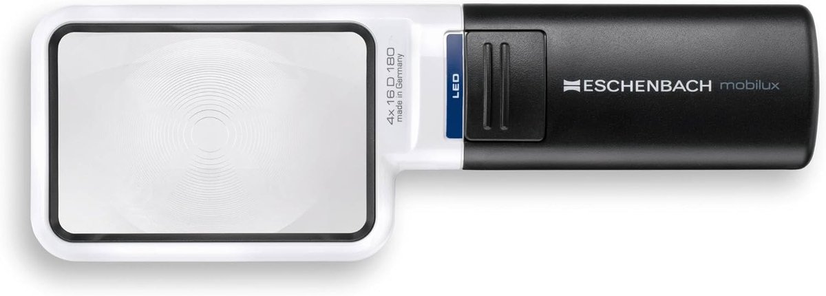 Handloep met LED-verlichting en vergrotende lens 4x - Ideaal voor slechtzienden