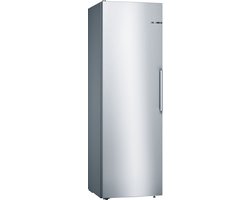 Bosch KSV36CIDP- Serie 4 - Vrijstaande koelkast - 186 x 60 cm - Zilver - Anti-fingerprint -Groente en fruit blijft langer vers met de VitaFresh lade -