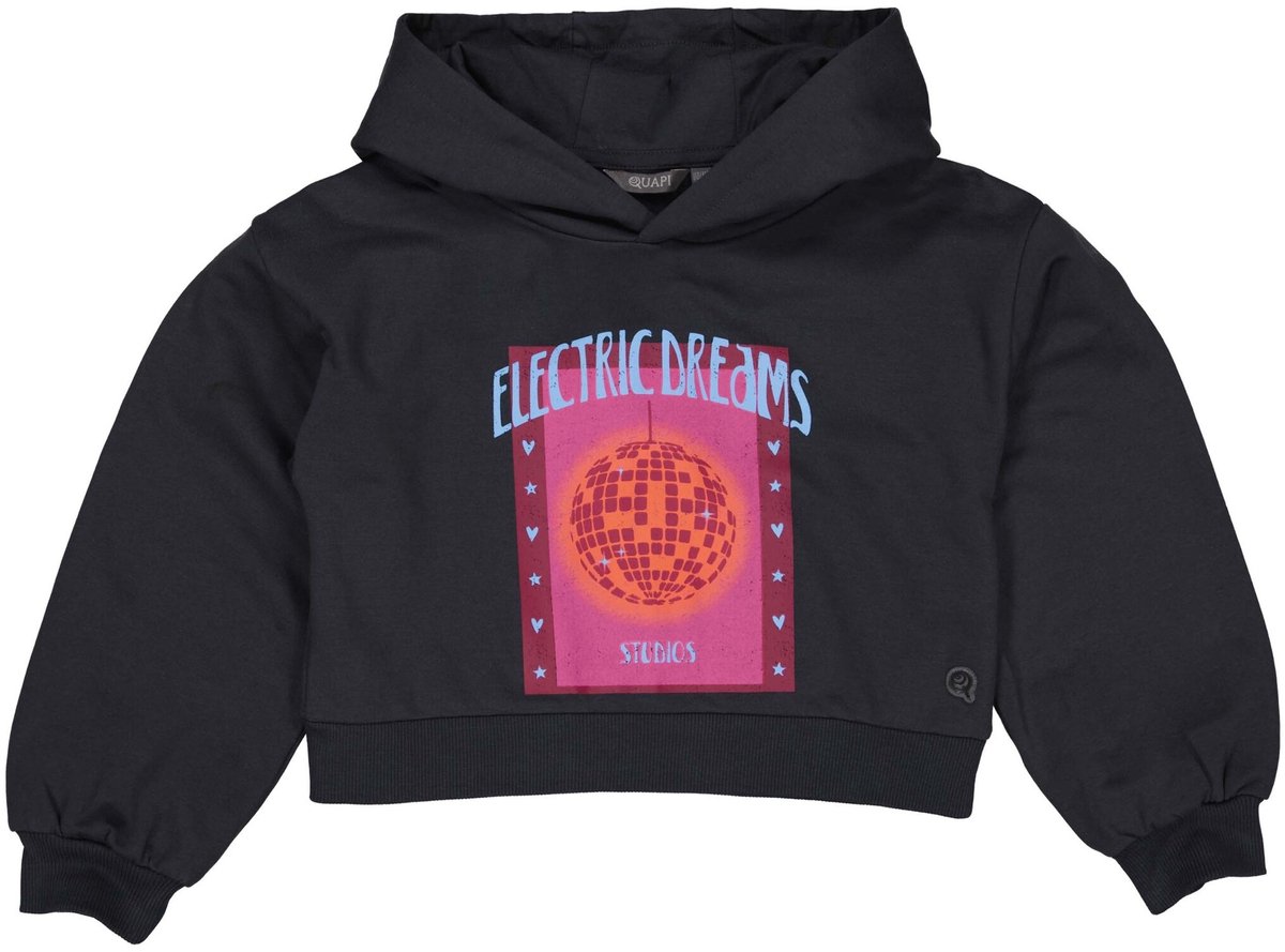 Quapi Meisjes hoodie - Didi - Zwart