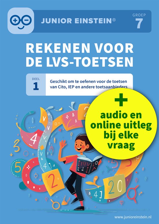 Rekenen voor de LVS-toetsen 1 groep 7 - cover