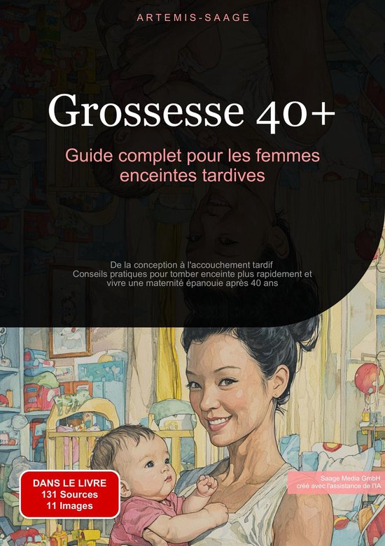 Grossesse 40+ : Guide complet pour les femmes enceintes tard ... - cover