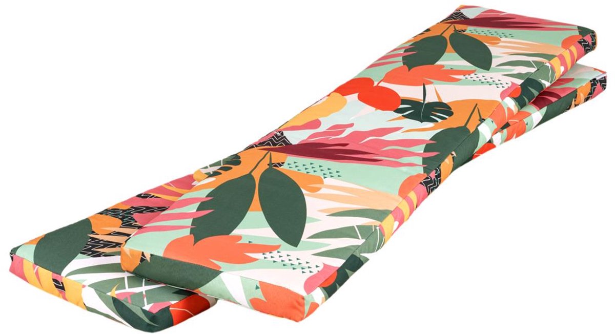 MaximaVida picknicktafel kussen Vaiana 146 x 30 x 4 cm 2 stuks - waterafstotend