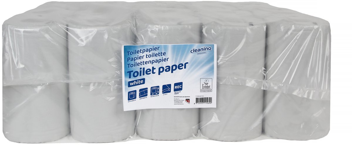 Cleaninq - Toiletpapier Blanco 2-laags 400vel 40rol