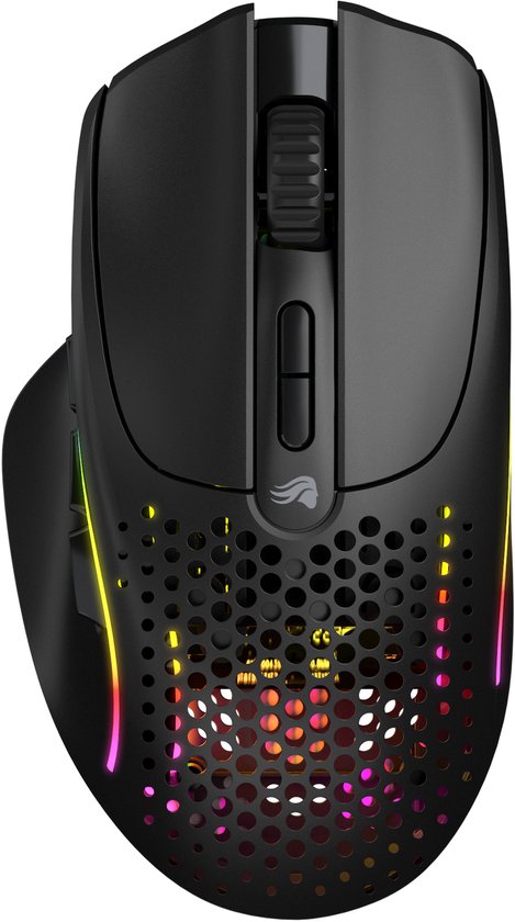 Glorious Model I 2 Wireless Zwart - Gaming Muis - Draadloos - optisch - 9 knoppen - 26.000 DPI