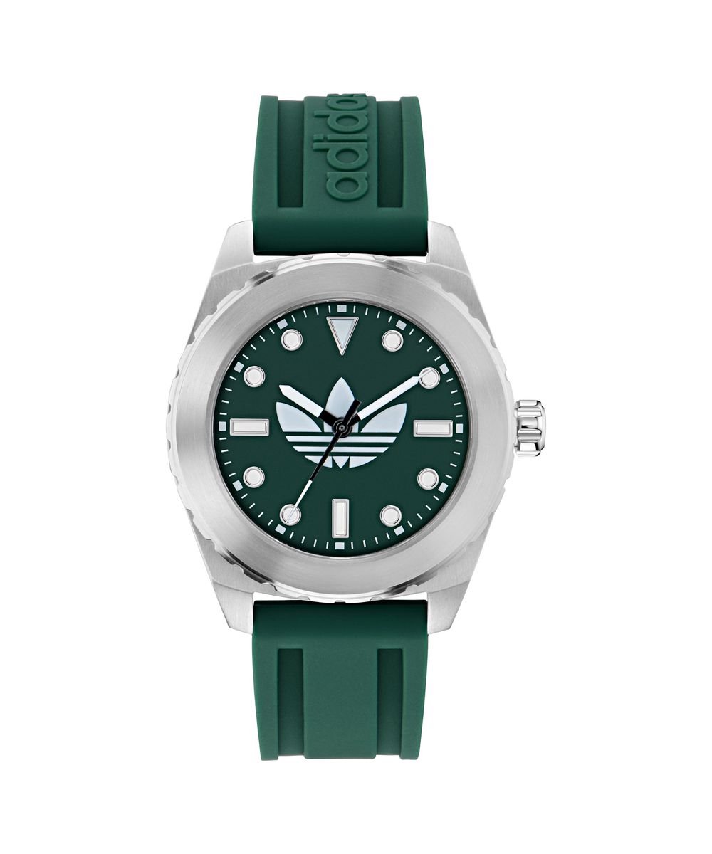 Adidas Originals Discoverer One AOSY25022 Horloge - Siliconen - Groen - Ø 44 mm