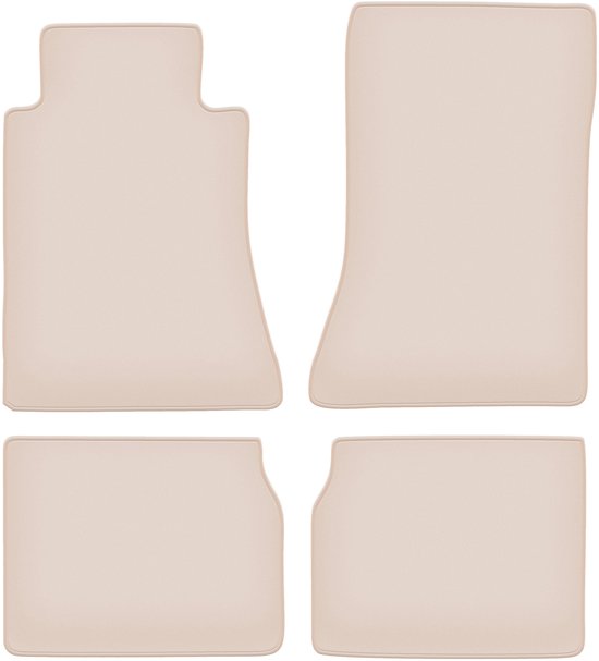 Tapis beiges PREMIUM pour : Mercedes E W124 berline, break 1984-1997