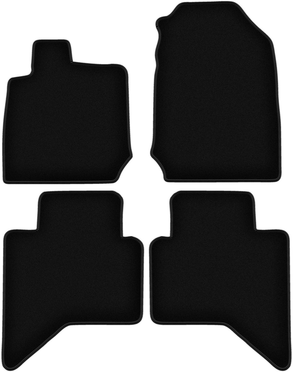 BASIC zwarte velours matten voor: Isuzu D-MAX III pick-up (2019-)
