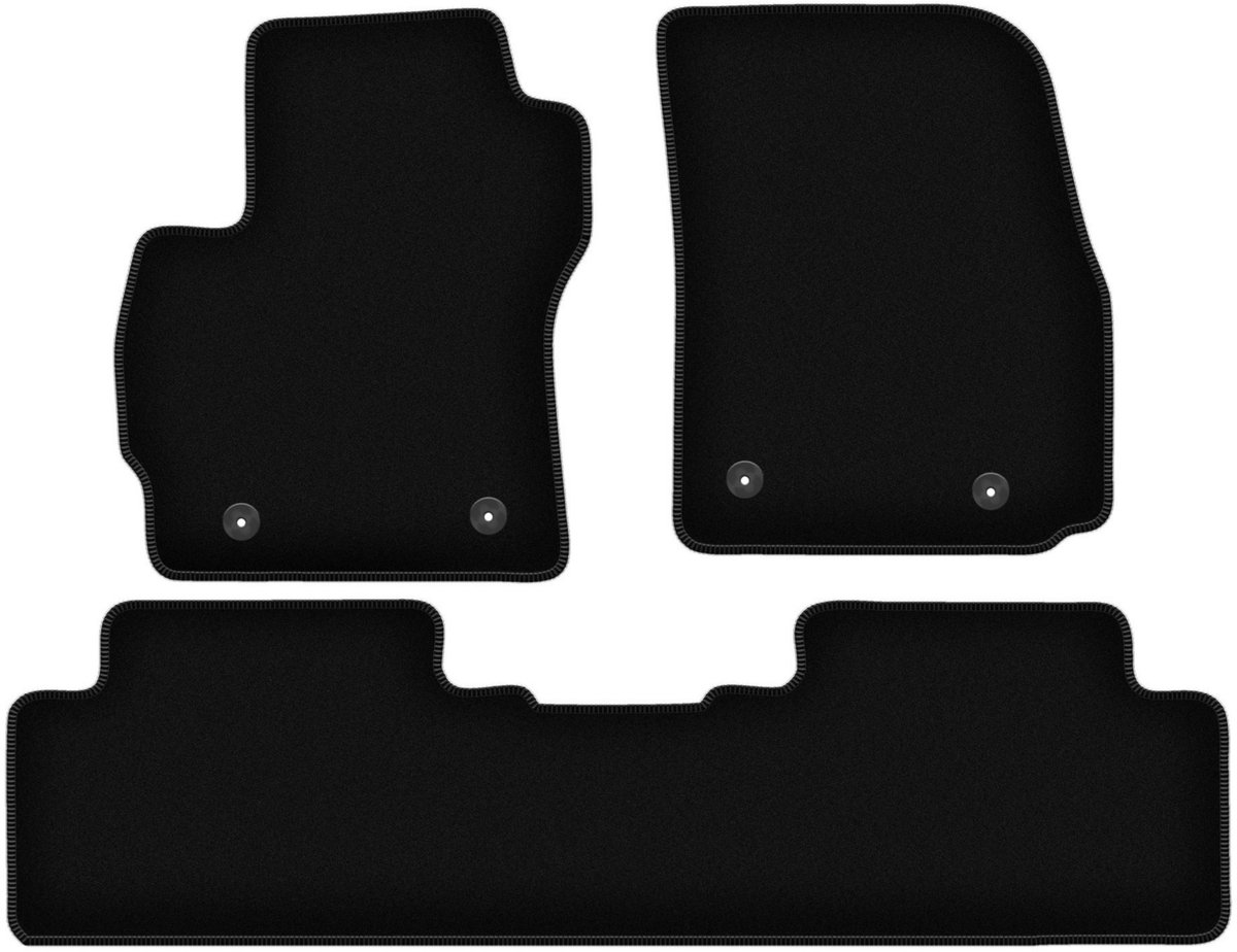 BASIC zwarte veloursmatten voor: Mazda 5 I minivan (2005-2010)