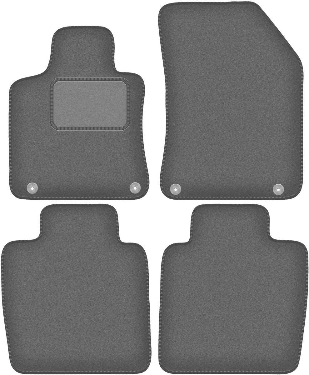 Auto-matten in grafiet voor: DS. 9 sedan (2020-)