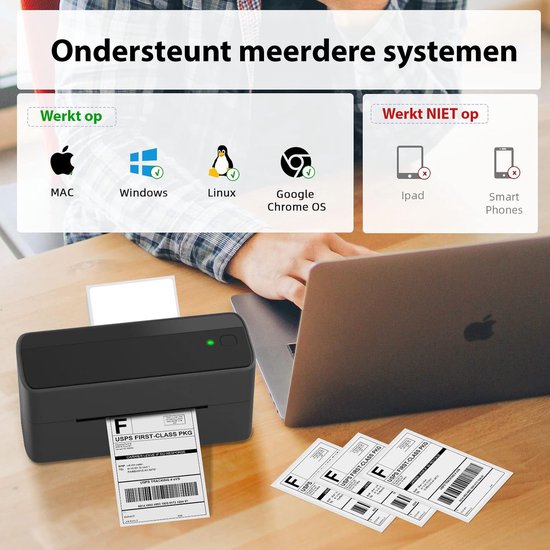Phomemo Verzendstickers, 4 x 6 DHL etiketten, thermisch papier