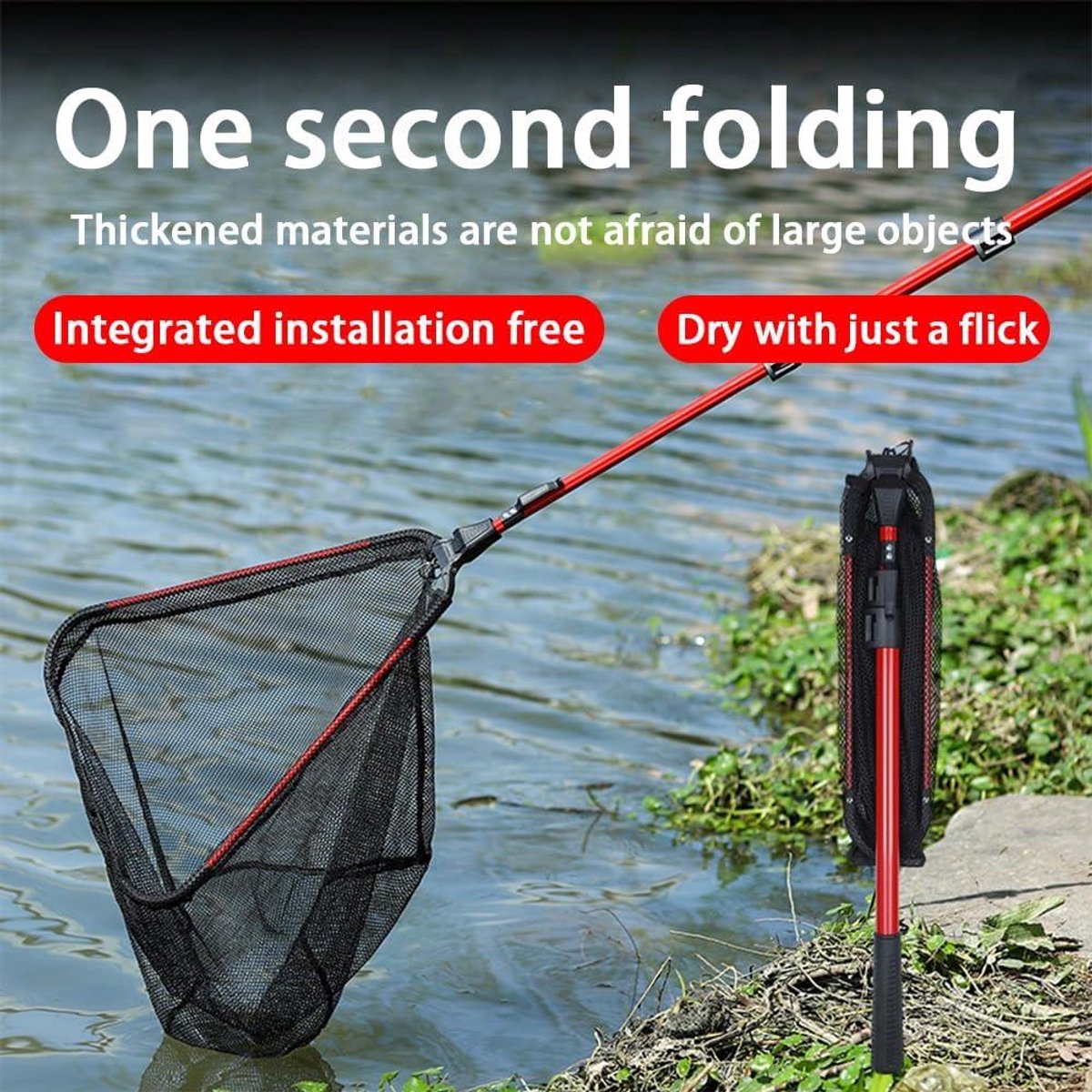 Epuisette Peche Carpe Poignée D'épuisette Télescopique Korum