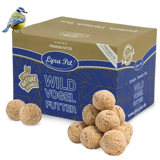 200 st. Lyra Pet® mezenbollen Basic zonder net, 90 g per stuk = 18 kg