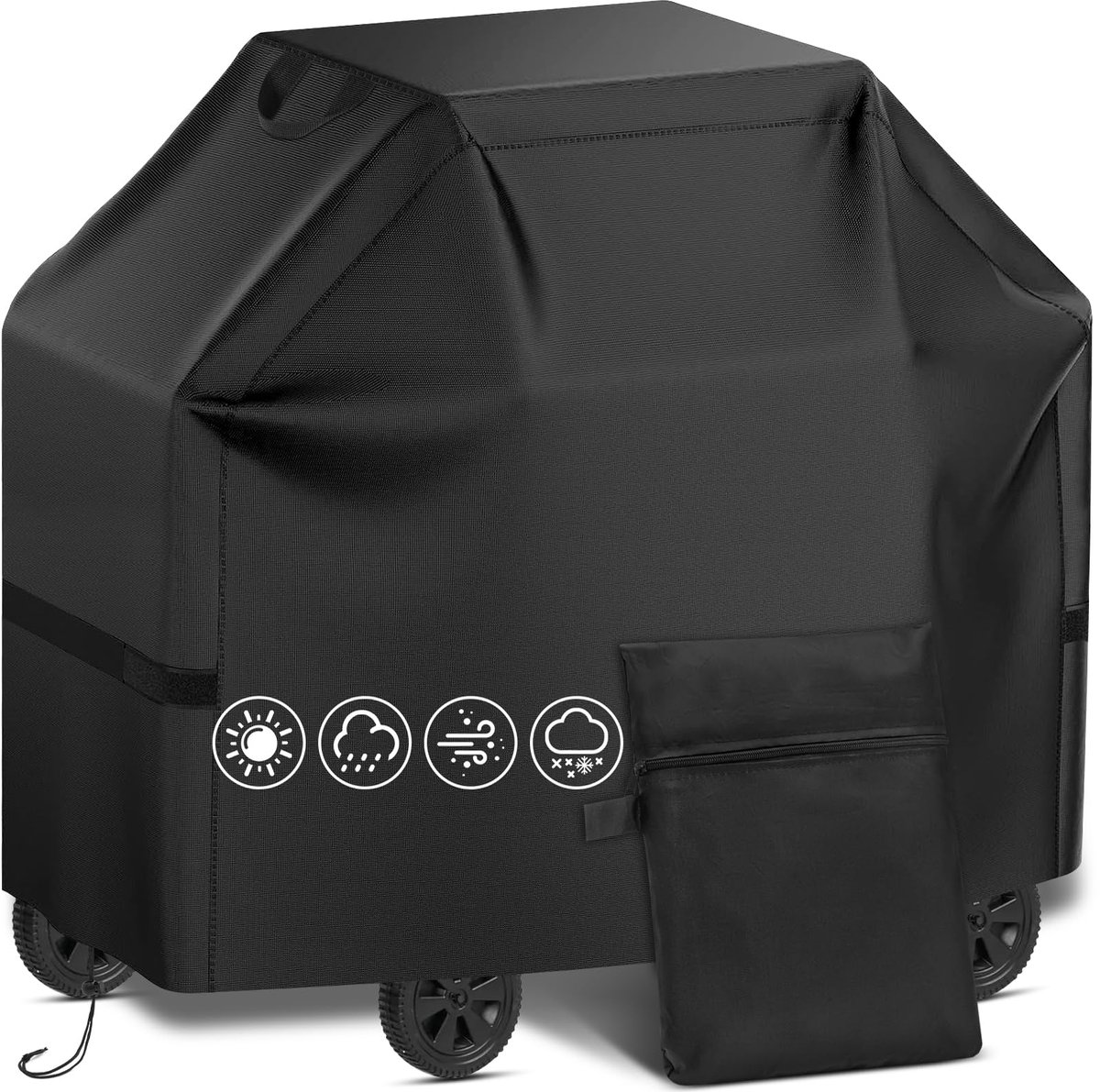Unyqoos® Weerbestendige en Multifunctionele Grillhoes voor Optimale Bescherming van Je Barbecue