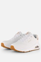 Skechers Uno - Gouden Air - Dames Sneakers - Wit