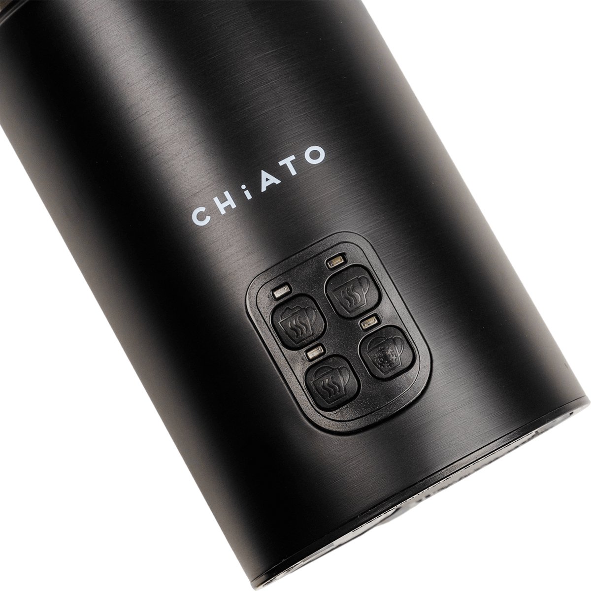 CHiATO milkPLAY automatische-elektrische melkopschuimer – Zwart