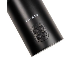 CHiATO milkPLAY automatische-elektrische melkopschuimer – Zwart