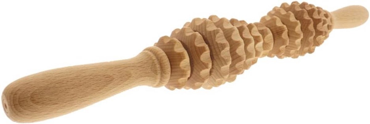 Handmassageroller van Hout - Natuurlijke Ontspanning voor Thuis