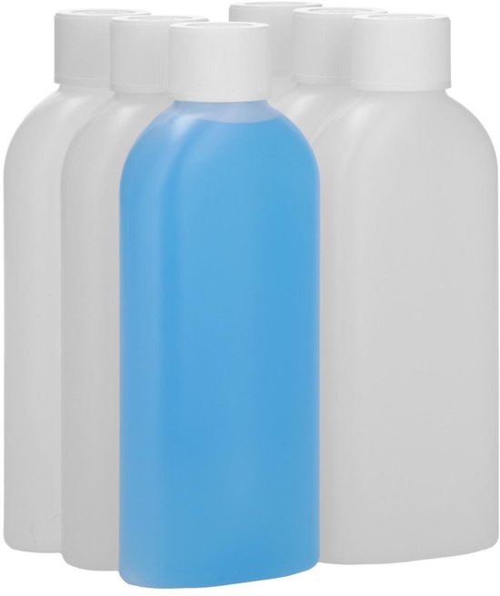 Royal Imports Bloemvaas acryl cilinder - decoratief middelpunt voor thuis of bruiloft - niet-breekbaar plastic, 20 x 10 cm korte ronde - transparant