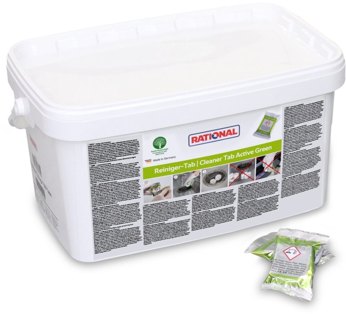 Rational active green reinigingstabletten - 150 stuks
