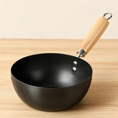 Bol.com Mini Koekenpan 28 cm – Antiaanbak Ijzeren Omeletpan voor Ei Bakken Inductie Geschikt Kleine Wokpan voor Keuken en Kookgerei aanbieding