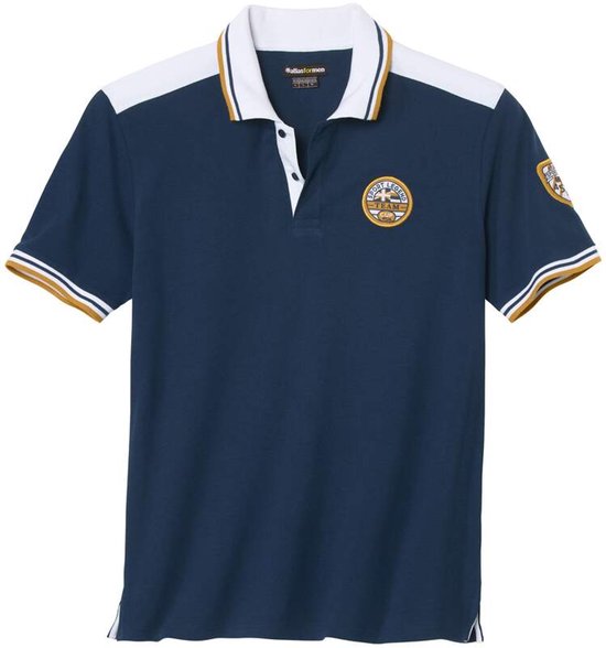 ATLAS FOR MEN - Polo van piquéstof Sport Club - Heren - Verkrijgbaar in grote maten - XXL