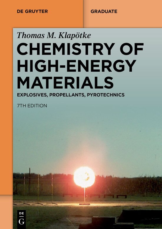De Gruyter Textbook- Chemistry of High-Energy Materials - cover