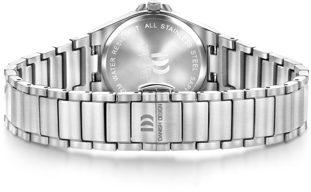 Danish Design DKx Pro - Horloge Dames - Zilver-Groen - Analoog - 29 mm - Quartz - Rond - RVS