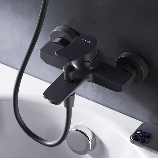 Kraan Waterval Wandmontage Badkraan Zwart Met Handdouche Douchesystemen Badkraan Waterval Uitloop Muurbeugel Eengreepsmengkraan Bad Voor Badkamer Douche Kraan Waterval Wandmontage Badkraan Zwart Met Handdouche Douchesystemen Badkraan Waterval Uitloop Muurbeugel Eengreepsmengkraan Bad Voor Badkamer Douche