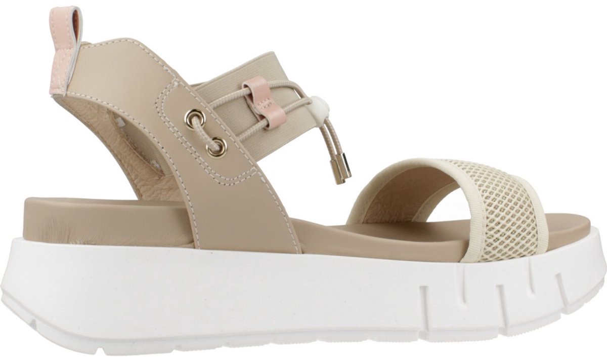Nerogiardini Sandalen T.At1610 687 Tamigi Lino Elastico Chiar T.Ne Fashion Wear Vrouwen Wit