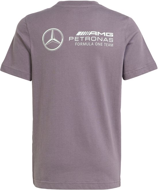 Foto: Adidas performance mercedes amg petronas formula one team premium woven graphic t shirt kinderen grijs 164