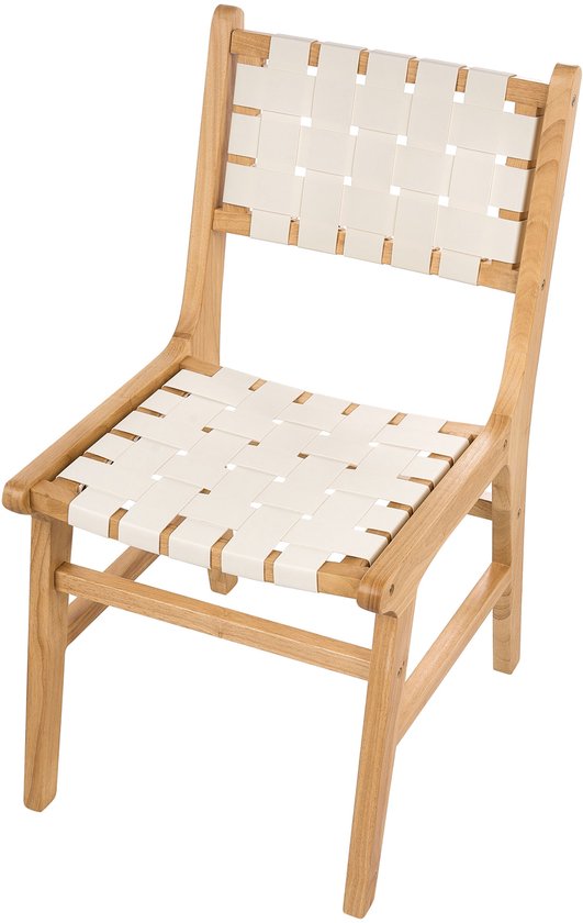 Set de 2 chaises de salle à manger HUMBLE Bois Marron Clair