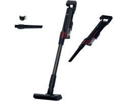 Hoover Steelstofzuiger HF201H 011 - 2-in-1 functie; stofzuiger en kruimeldief - Krachtige Draadloze Stofzuiger - Zakloos - HEPA-filter - LED verlichting - Inclusief opzetstukken - ANTI-TWIST - 1 l - 195 W - Magenta - 10 jaar garantie op onderdelen