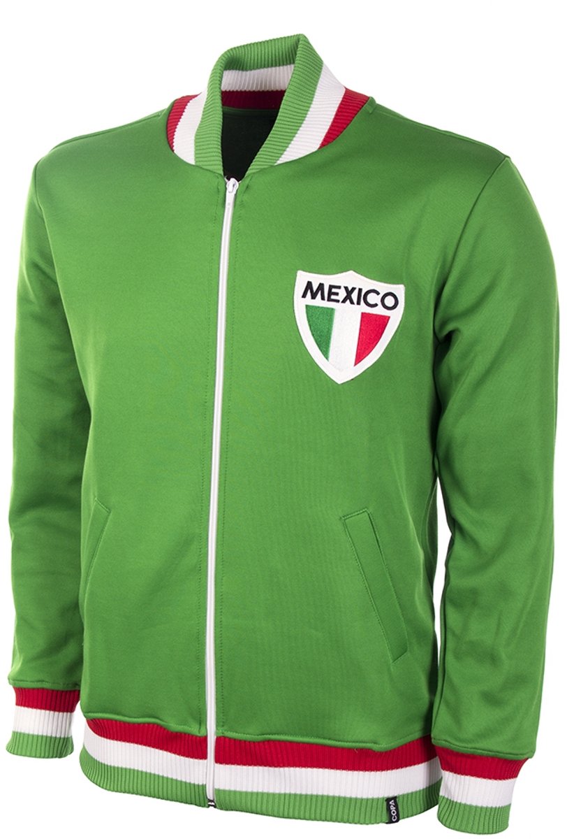 COPA Football - Mexico 1970's - Retro Voetbalvest - Heren - L - Groen