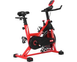 CARE RACING 475 - Indoor cycling fiets - 12 kg vliegwielmassa - Micro magnetische weerstand - Voor thuisgebruik - Rood