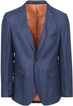 Suitable Blazer Linnen Panama Donkerblauw (navy) - Maat 48 - Heren blazer