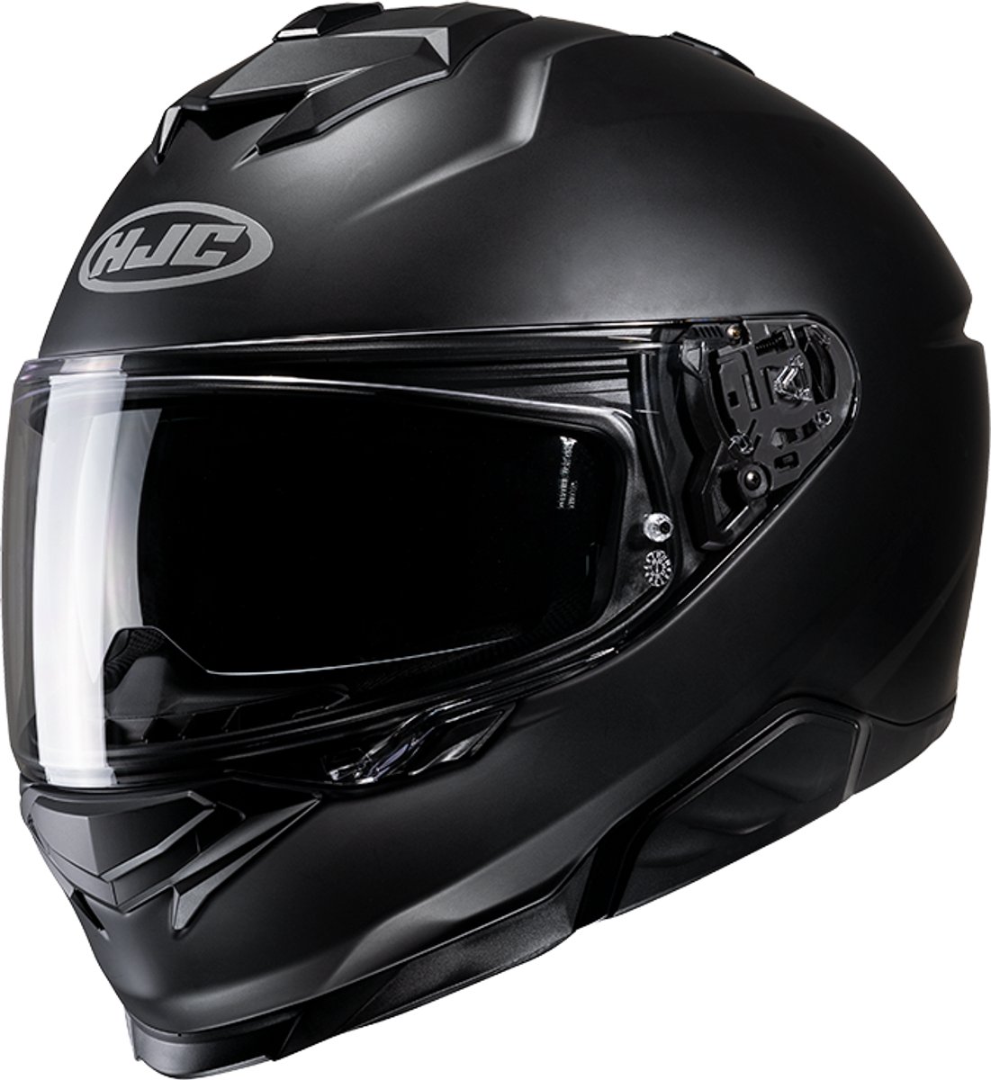 Hjc I71 Flat Zwart Semi Flat Zwart Integraalhelm - Maat L - Helm