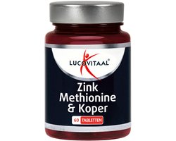 Lucovitaal Zink Methionine & Koper - 2 x 60 tabletten - Voordeelverpakking