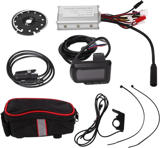 BuyWeek S866 LCD-display voor elektrische fiets, 24 V, 36 V, 48 V, 60 V, waterdicht, elektrische fietscomputer, snelheidsmeter, kilometerteller